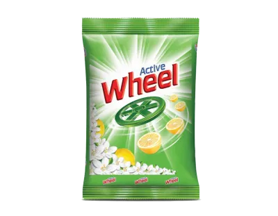 Wheel Active Detergent Powder - Lemon & Jasmine, 140 g